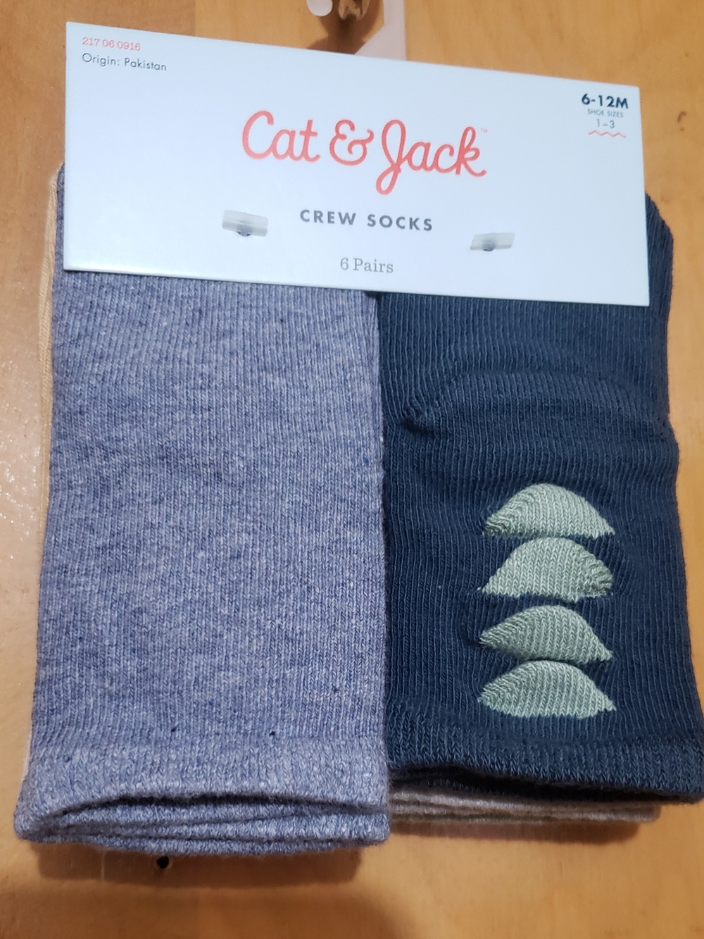 Cat & Jack Kids Crew Socks - Multicolors